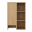 Modern European furniture - Oak Wall-Mounted Bathroom Side Cabinet - www.oroa.com