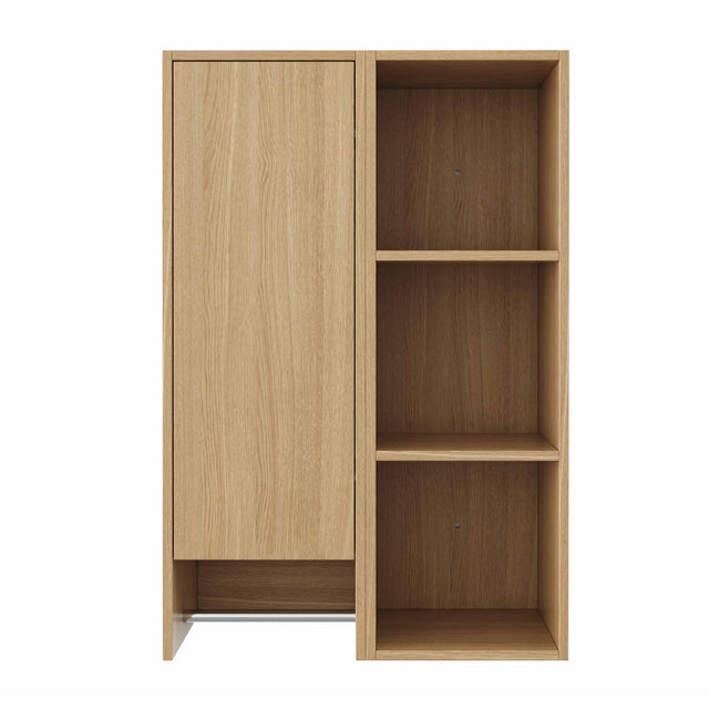 Modern European furniture - Oak Wall-Mounted Bathroom Side Cabinet - www.oroa.com