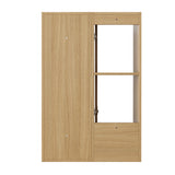 Modern European furniture - Oak Wall-Mounted Bathroom Side Cabinet - www.oroa.com