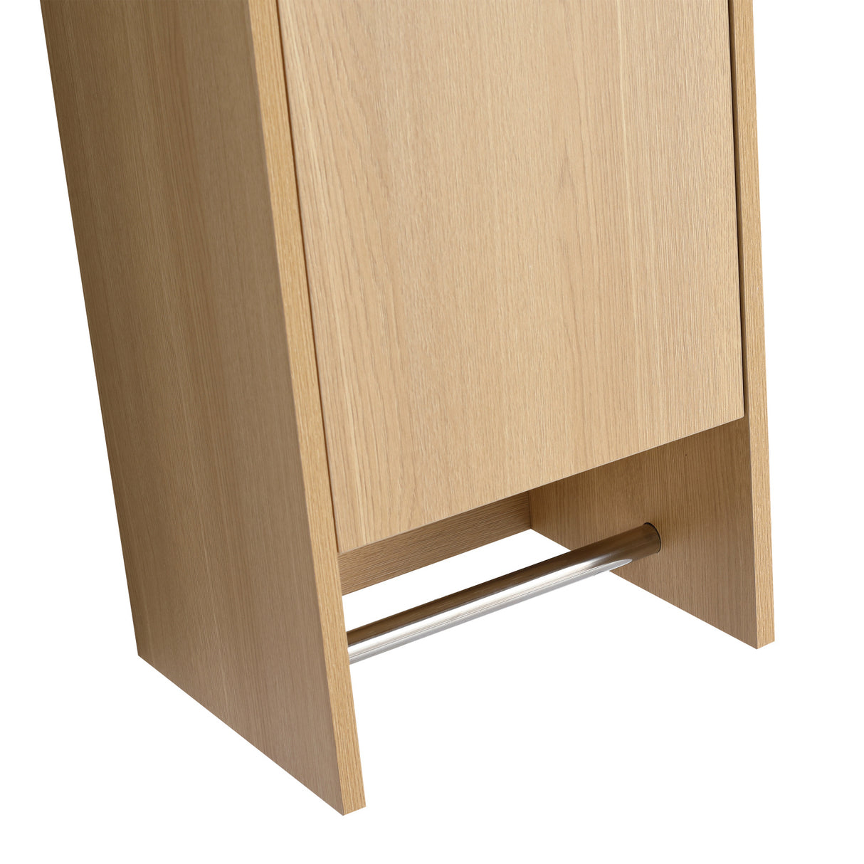 Modern European furniture - Oak Wall-Mounted Bathroom Side Cabinet - www.oroa.com