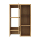 Modern European furniture - Oak Wall-Mounted Bathroom Side Cabinet - www.oroa.com