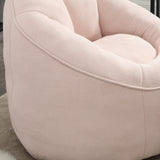 Pink Bean Bag Sofa Chair with Footrest | OROA Kids