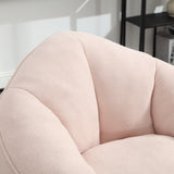 Pink Bean Bag Sofa Chair with Footrest | OROA Kids