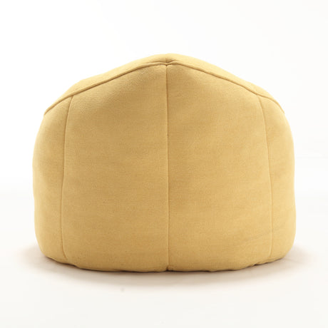 Yellow Bean Bag Sofa Chair with Footrest | OROA Kids