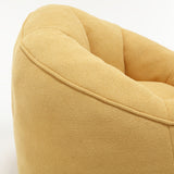 Yellow Bean Bag Sofa Chair with Footrest | OROA Kids