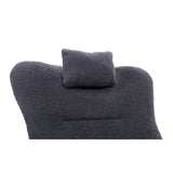 Dark Gray Upholstered Nursery Rocking Chair | OROA Kids