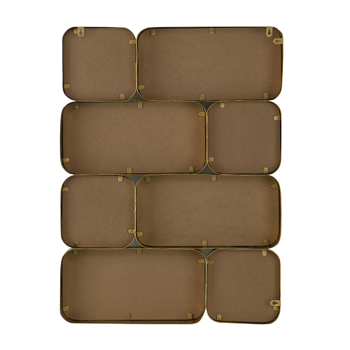 Modern European furniture - Gold Metal Framed Wall Mirror - www.oroa.com