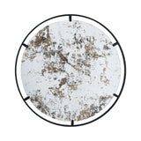 Black Metal Frame Wall Mirror | OROA