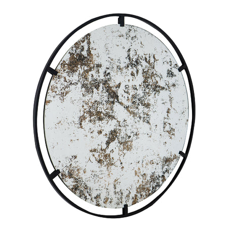 Black Metal Frame Wall Mirror | OROA