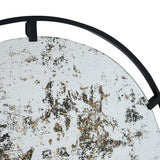 Black Metal Frame Wall Mirror | OROA