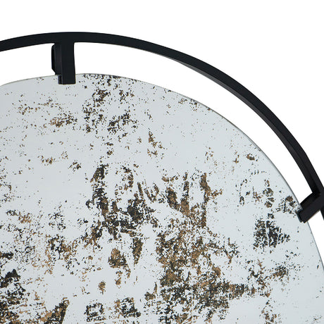 Black Metal Frame Wall Mirror | OROA