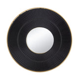 Round Carter Wooden Mirror | OROA