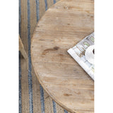 Antique Round Wood Dining Table | OROA