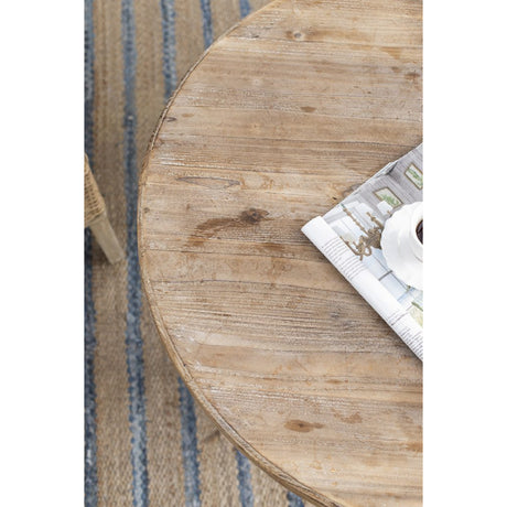 Antique Round Wood Dining Table | OROA