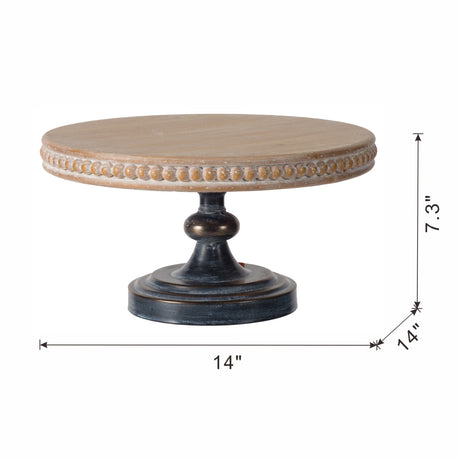 Modern European furniture - Wooden Display Stand with Beaded Trim - www.oroa.com