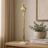 Elongated Gold Roman Statue | OROA
