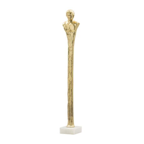 Elongated Gold Roman Statue | OROA