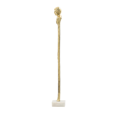 Elongated Gold Roman Statue | OROA