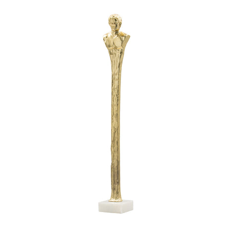 Elongated Gold Roman Statue | OROA