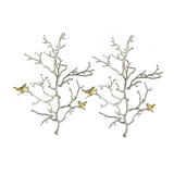 Metal Branch Wall Sculpture Set (2) | OROA