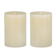 Modern European furniture - Ivory Soy Wax Pillar Candles, S/2 - www.oroa.com
