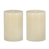 Modern European furniture - Ivory Soy Wax Pillar Candles, S/2 - www.oroa.com