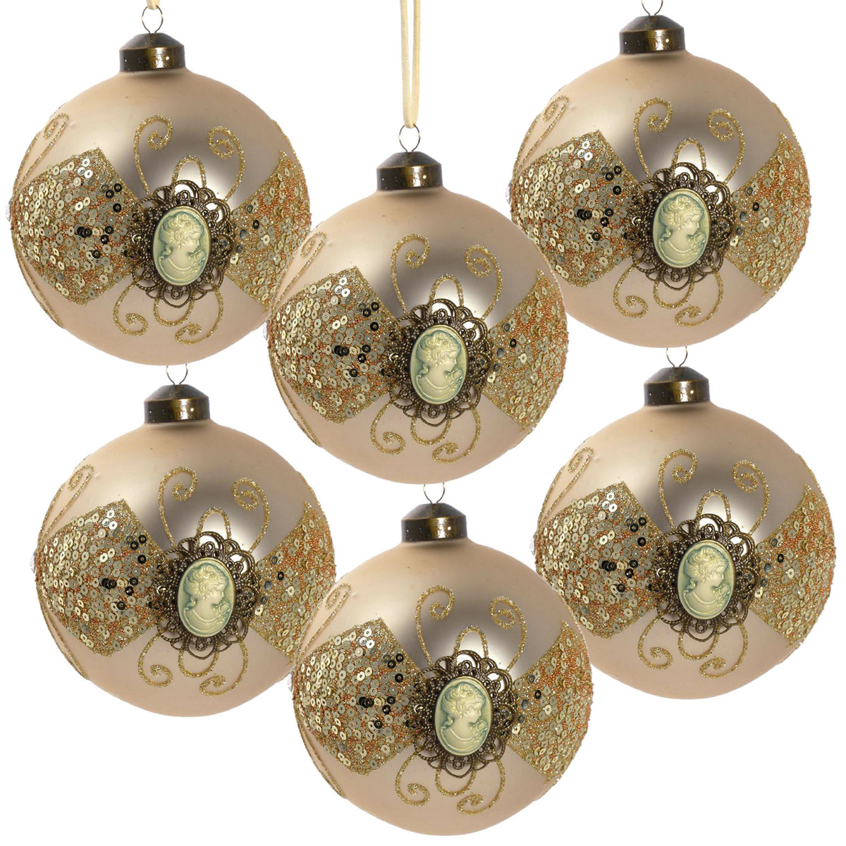 Christmas Ball Ornaments (6) | OROA