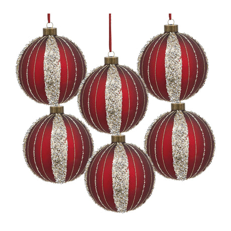 Modern European furniture - Glass Christmas Ball Tree Ornaments (4) - www.oroa.com
