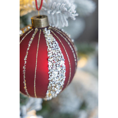 Modern European furniture - Glass Christmas Ball Tree Ornaments (4) - www.oroa.com