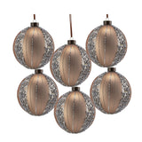 Golden Christmas Decorative Balls (6) | OROA