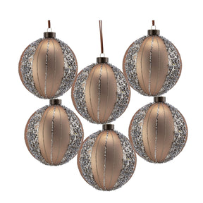 Modern European furniture - Golden Christmas Decorative Balls (6) - www.oroa.com
