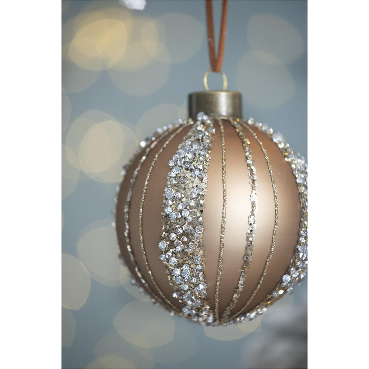 Golden Christmas Decorative Balls (6) | OROA
