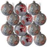 Glass Christmas Hanging Balls (12) | OROA