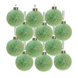 Glass Christmas Ball Ornaments Set (12) | OROA