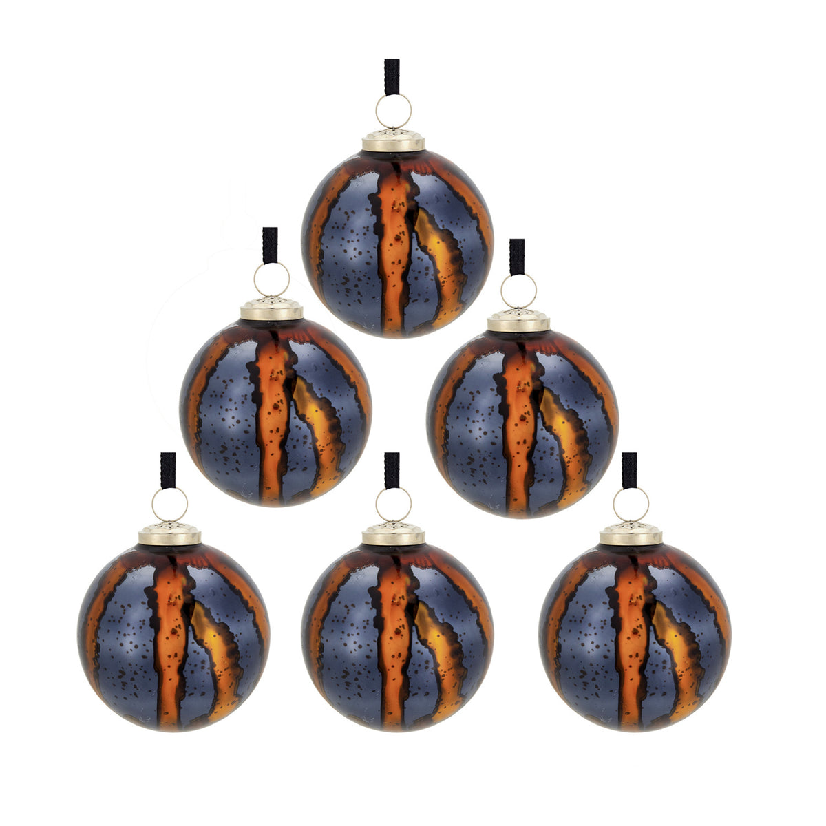 Glass Decorative Hanging Balls (6) | OROA