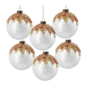Modern European furniture - Glass Christmas Tree Hanging Balls (6) - www.oroa.com