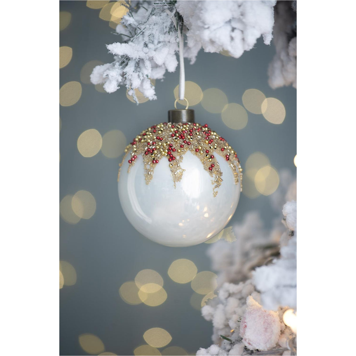 Glass Christmas Tree Hanging Balls (6) | OROA