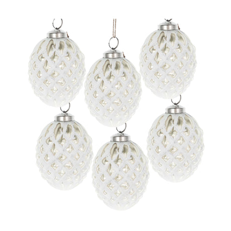 Modern European furniture - Glass Decorative Hanging Ball Christmas Ornaments - www.oroa.com