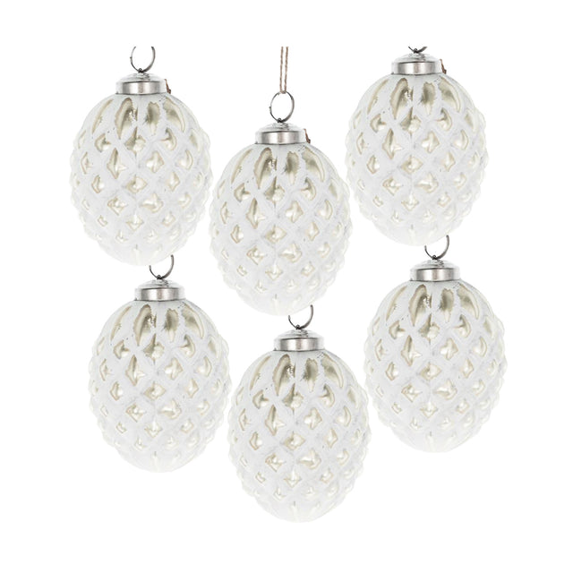 Modern European furniture - Glass Decorative Hanging Ball Christmas Ornaments - www.oroa.com