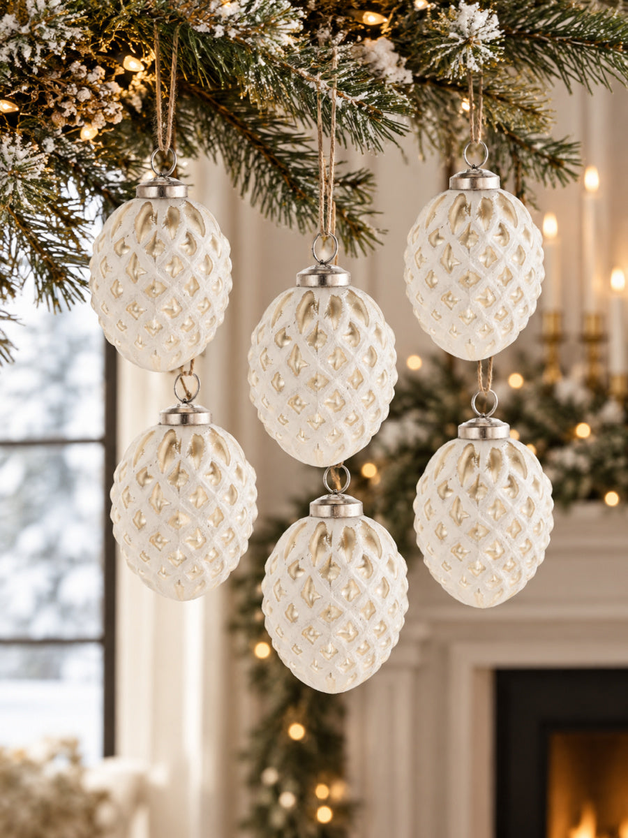 Modern European furniture - Glass Decorative Hanging Ball Christmas Ornaments - www.oroa.com