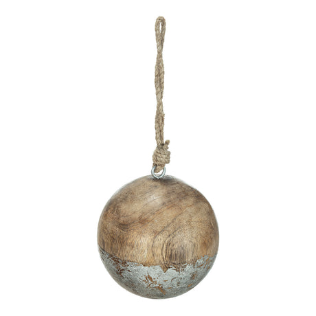 Wood Decorative Hanging Ball Christmas Tree Ornaments (4) - OROA - view 3