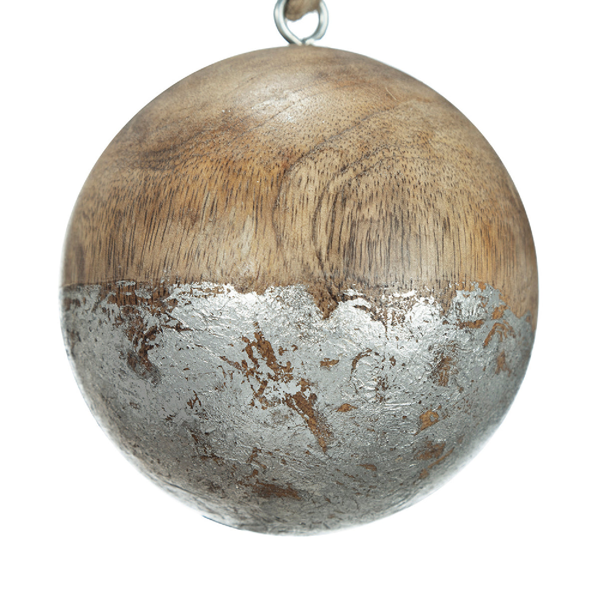 Wood Decorative Hanging Ball Christmas Tree Ornaments (4) | OROA