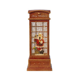 Phone Booth With Santa Christmas Decor | OROA