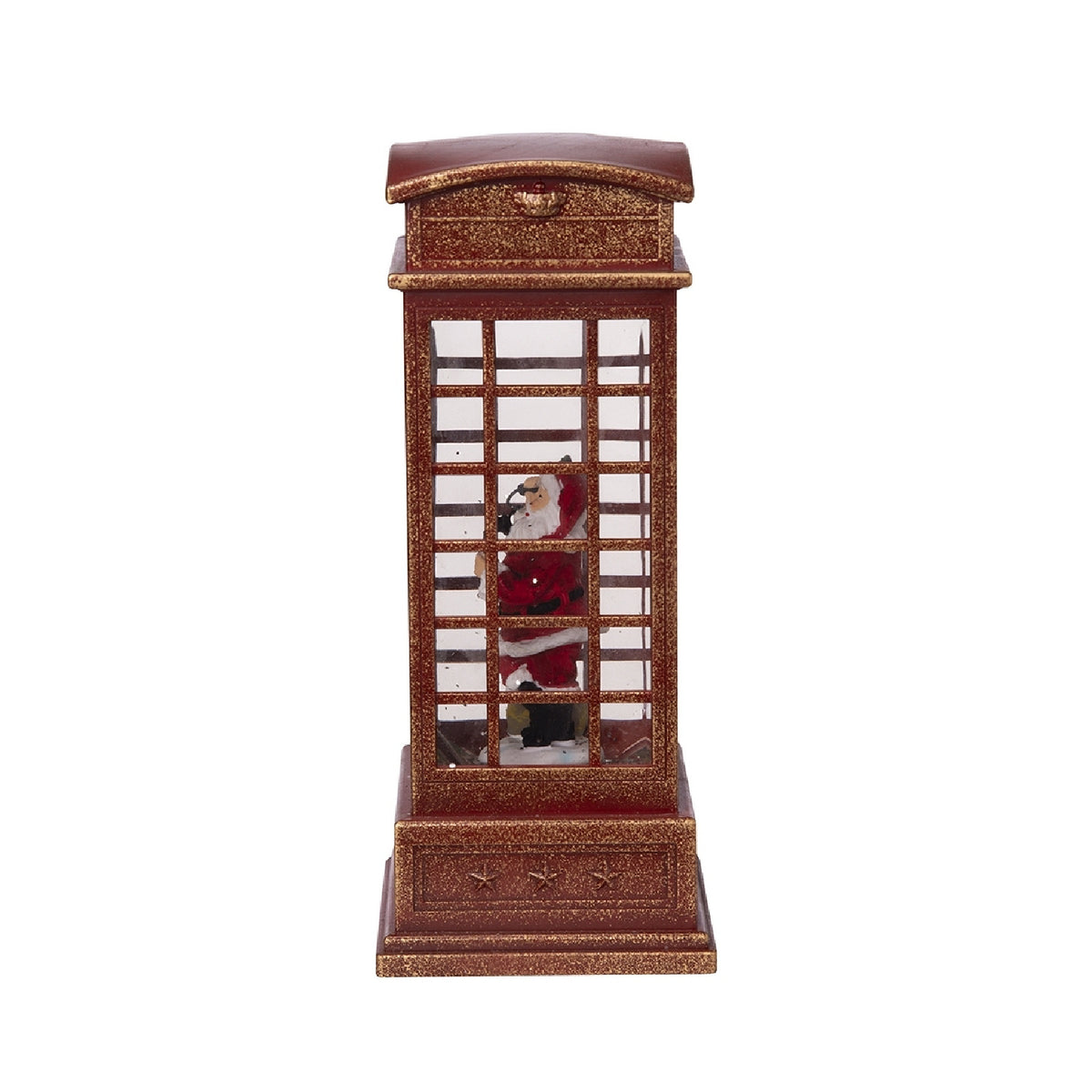 Phone Booth With Santa Christmas Decor | OROA