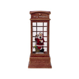Phone Booth With Santa Christmas Decor | OROA
