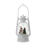 Modern European furniture - White Christmas Snowman Lantern with LED Lights - www.oroa.com