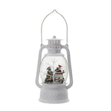 Modern European furniture - White Christmas Snowman Lantern with LED Lights - www.oroa.com