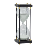 White Wooden Frame Hourglass | OROA