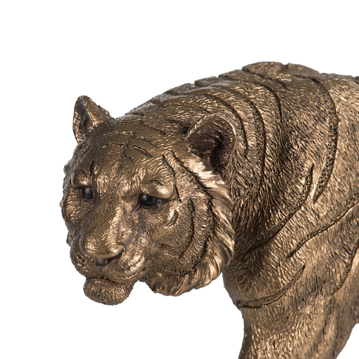 Modern European furniture - Gleaming Tiger Statue Decor - www.oroa.com