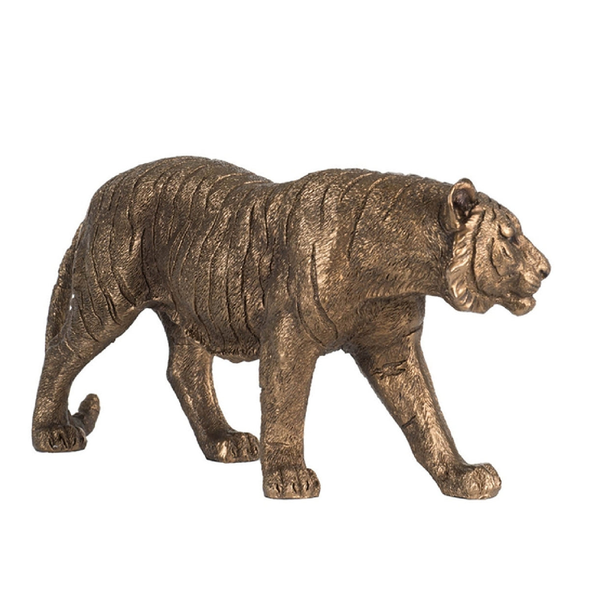 Modern European furniture - Gleaming Tiger Statue Decor - www.oroa.com